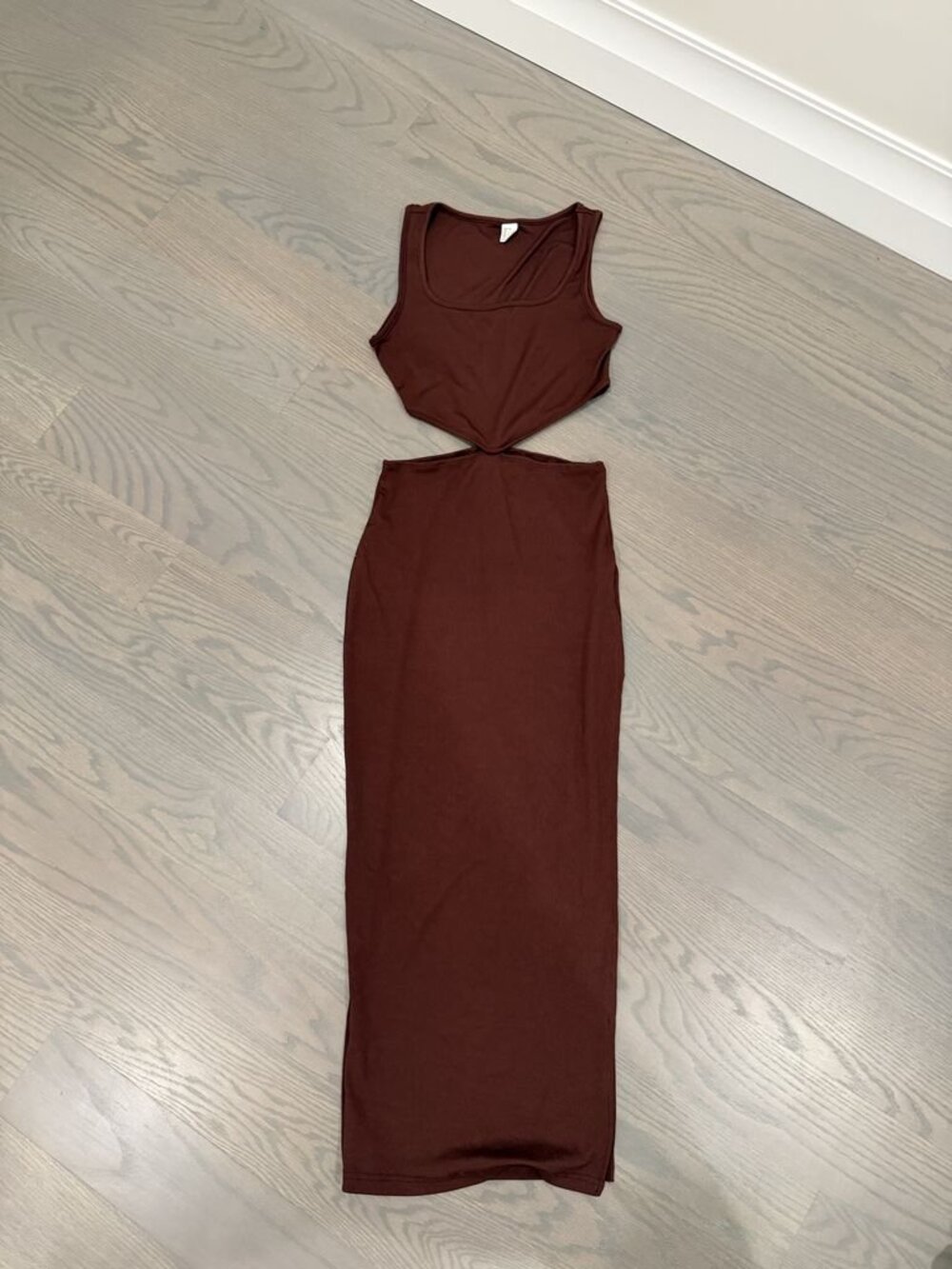 Brown Dress with Slit